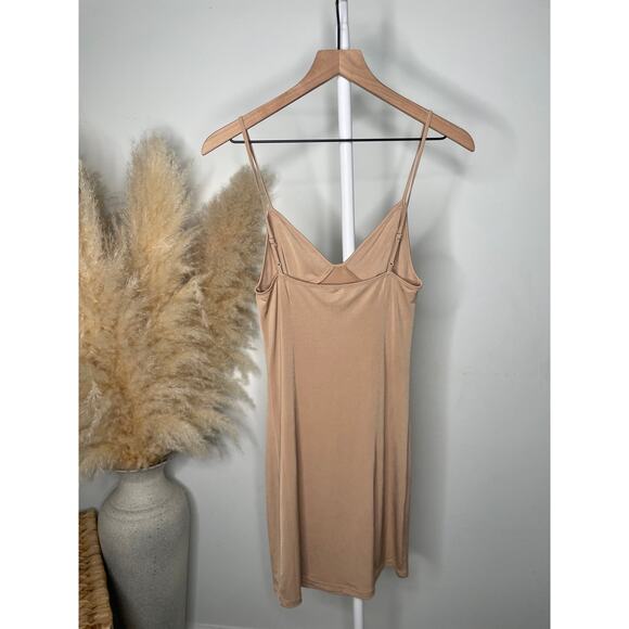 I.AM.GIA Mini Slip Dress Medium Nude Cream Tan - Picture 6 of 8